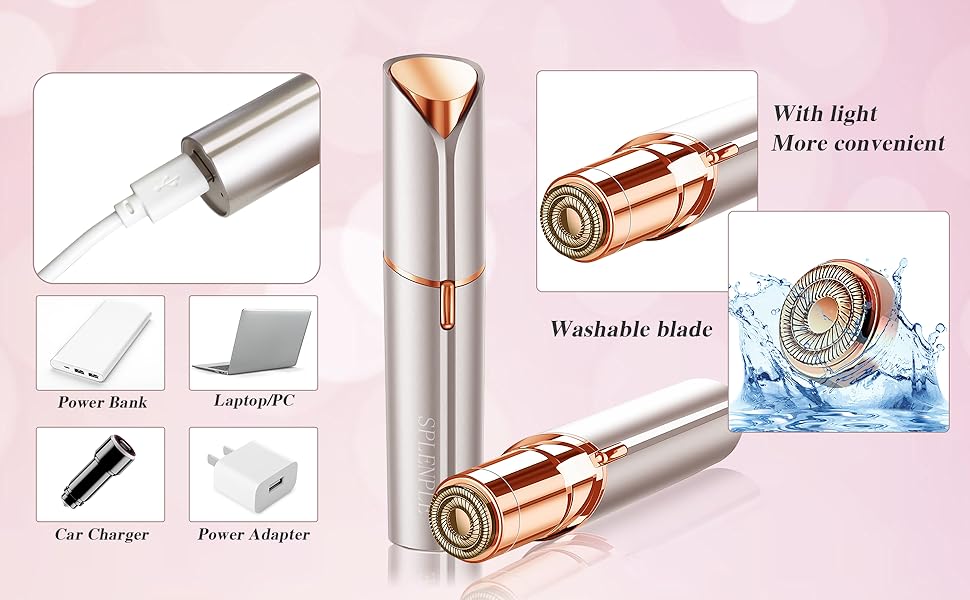 USB Rechargeable Painless Hair Removal