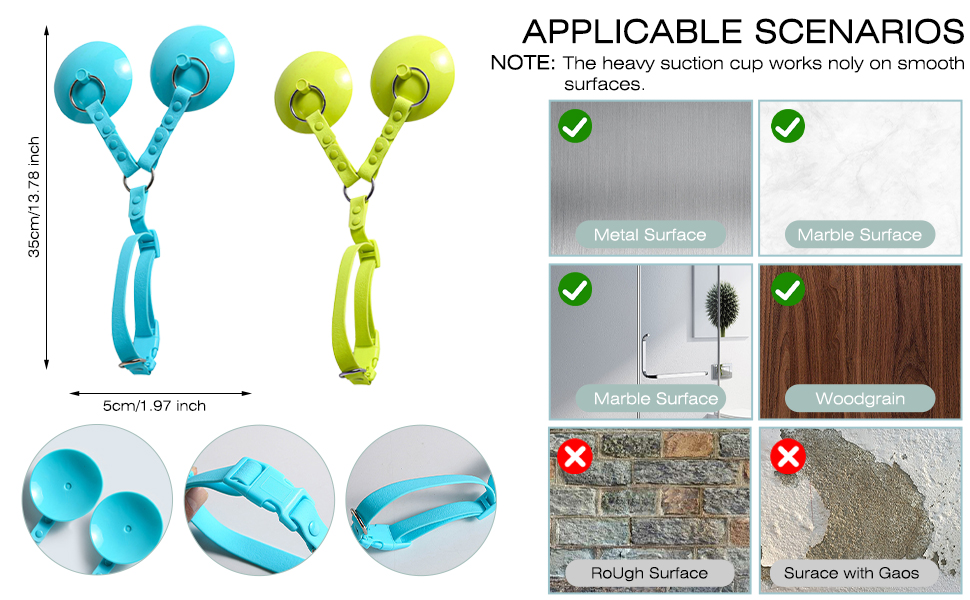 TECHPLUS Dog Bathing Tether with Dual Suction Cup 2024 New