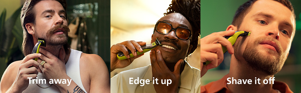 Trim away, edge it up, shave it off
