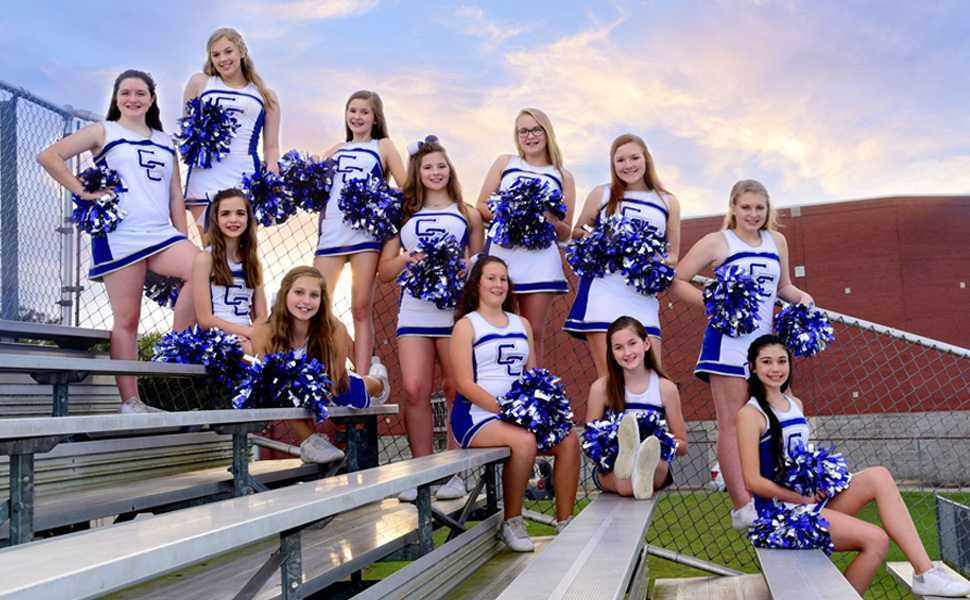 cheerleading pom poms