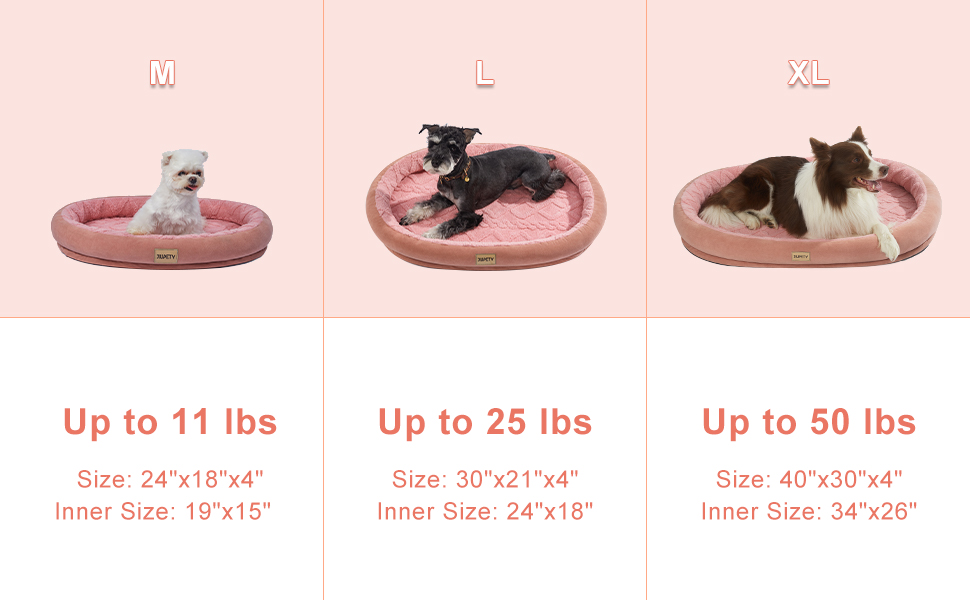 Jiupety Dog Bed for Medium Large Dog with Comfortable