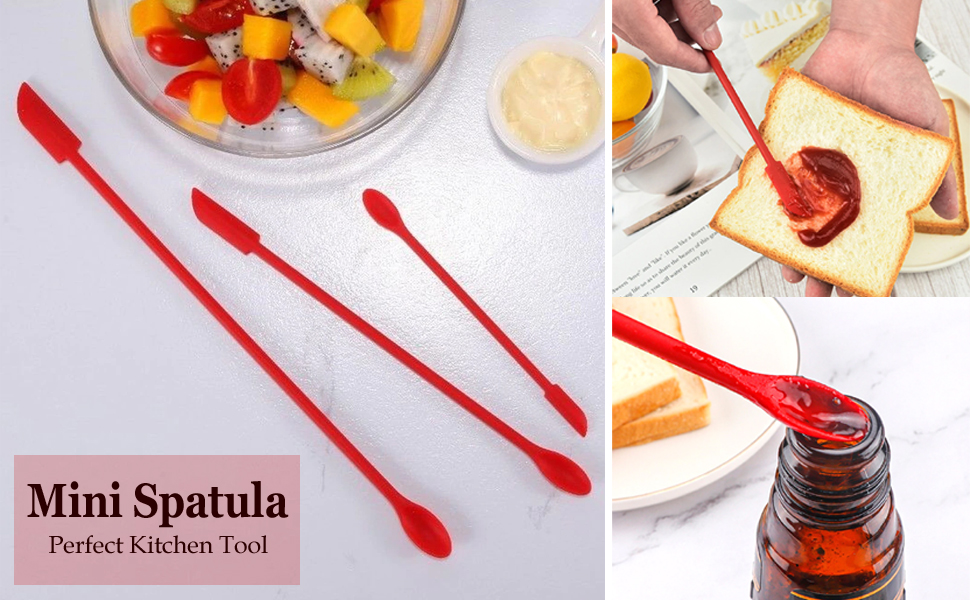 Double Ended Mini Silicone Spatula