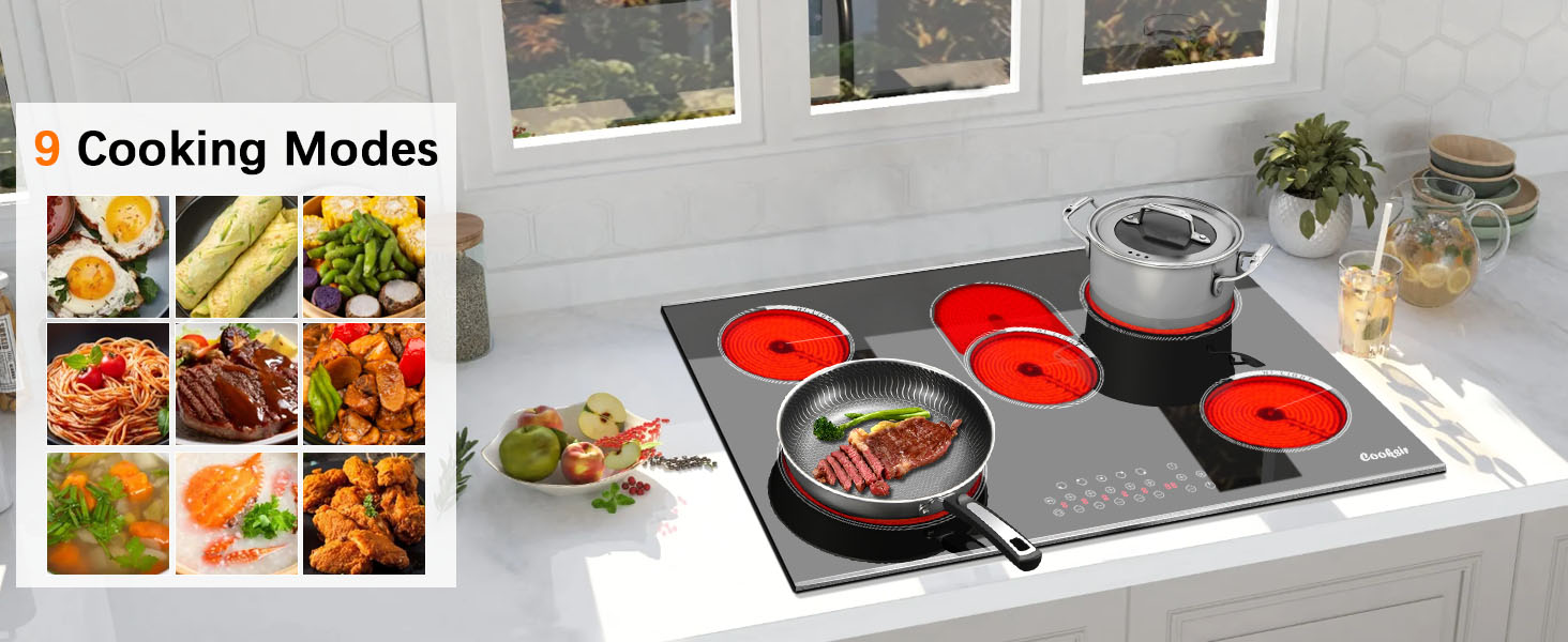 30 Cooktop elettrico pollici