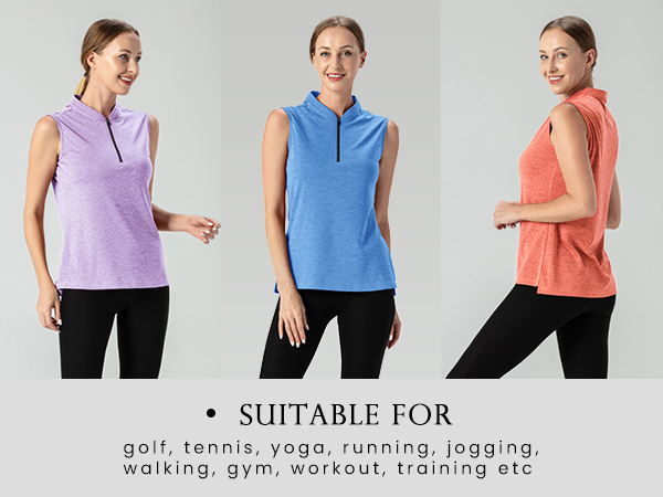 【新品　未開封】　ENTI SLEEVELESS POLO (BLK) Women's Logoup/Afton Core Performance Dri-Tech Polo-61-ZX-Sale