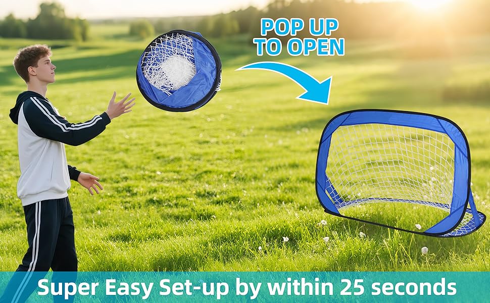 pop up soccer goal
