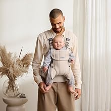 BabyBjörn Baby Carrier Harmony, Woven mélange, Light beige