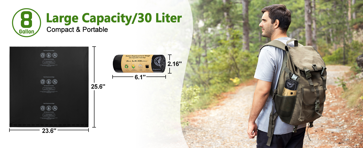 Portable Toilet Bags for Camping