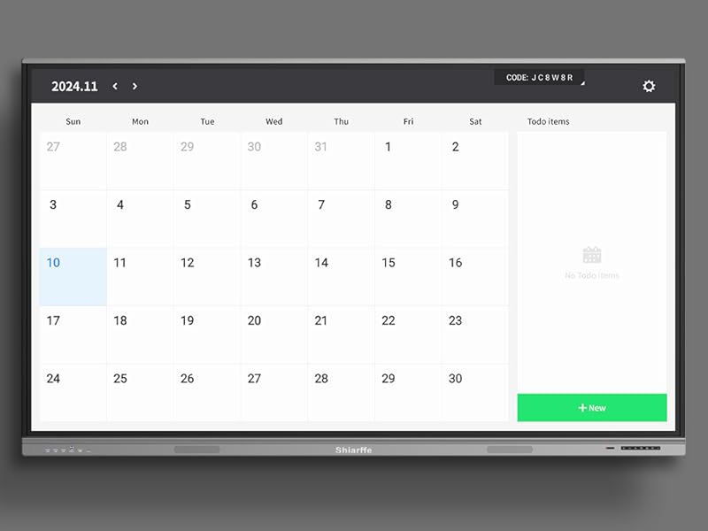 Smart Board with Google Calendar offers easy scheduling and seamless team collaboration
