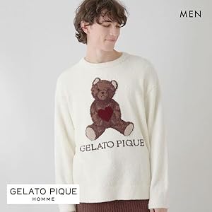 【3730】gelato pique ベビモコハートベアジャガードプルオーバー gelato pique パジャマ ルームウェア 「ラッピング済み」ベビモ
