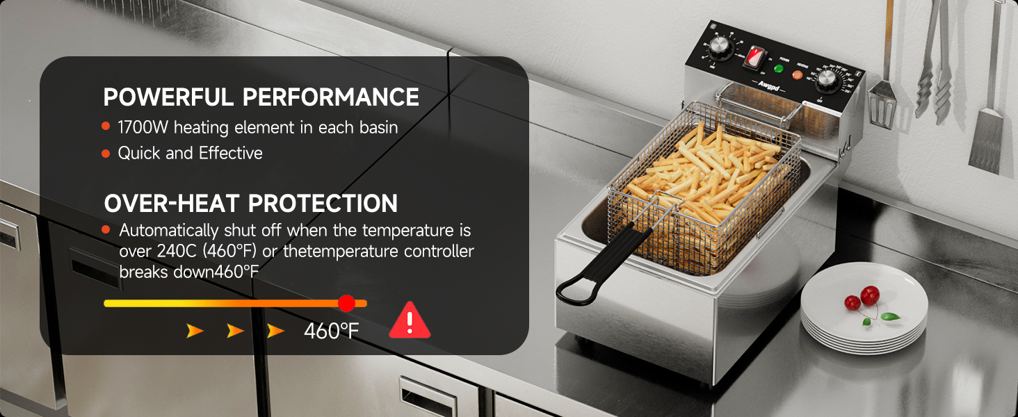 freidora de aire deep fryer with basket for home use countertop fryer