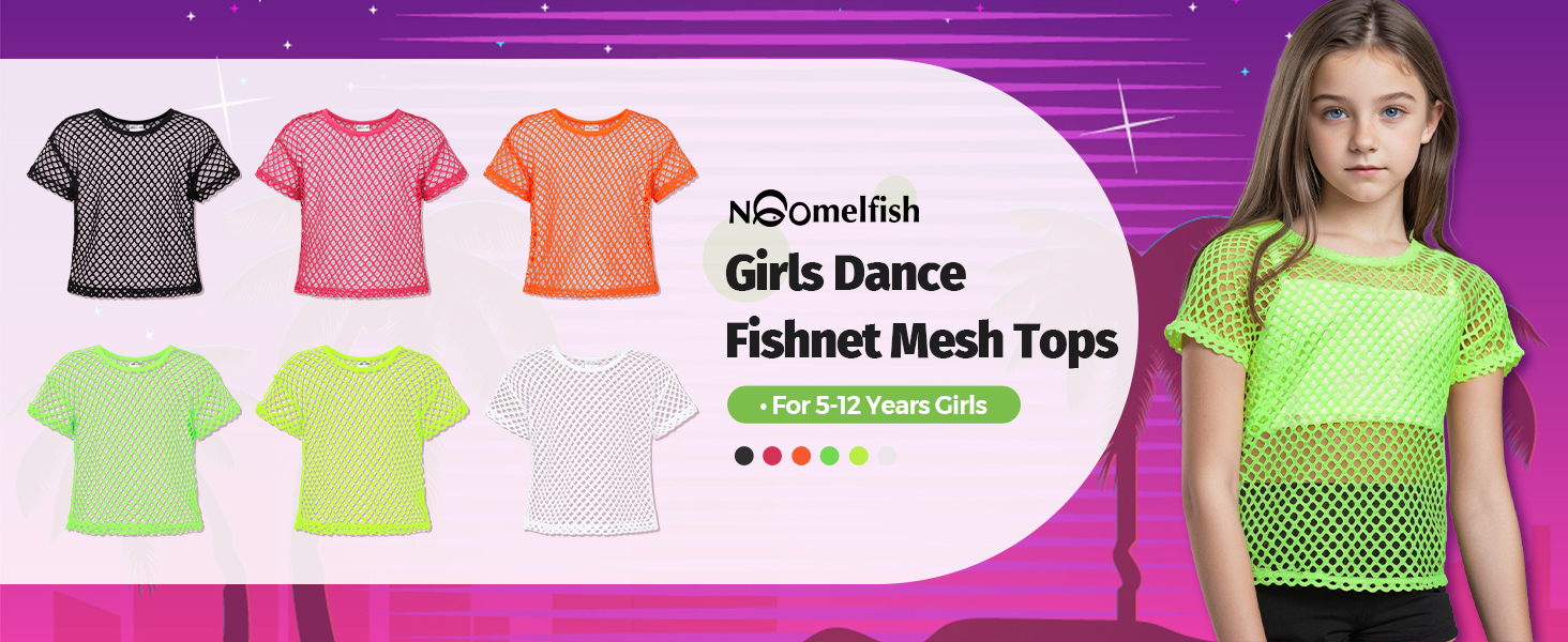 girls fishnet top