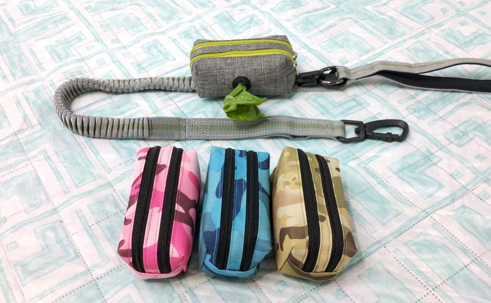 Poop Bag Holder 3 pack Dog Poop Bag Dispenser for Leash