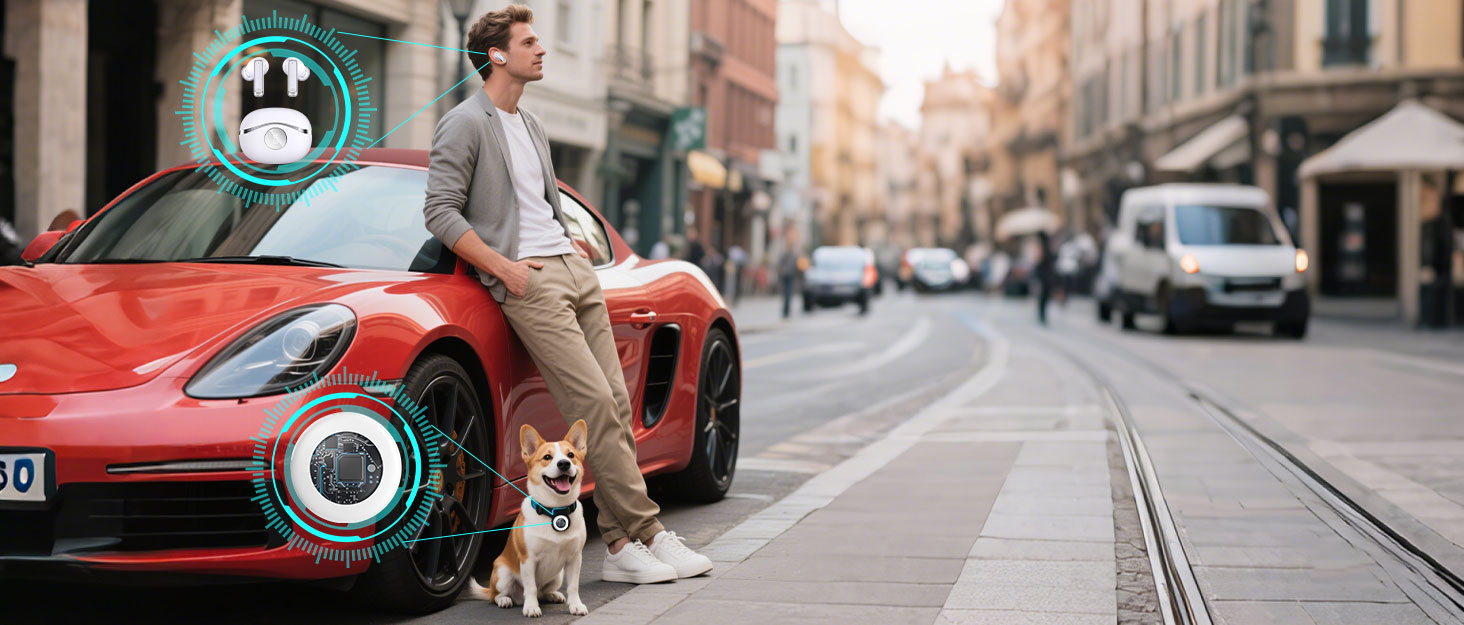 Mini GPS Tracker for Vehicles, Hidden Tracking Device for Vehicles, Car Tracker No Subscription