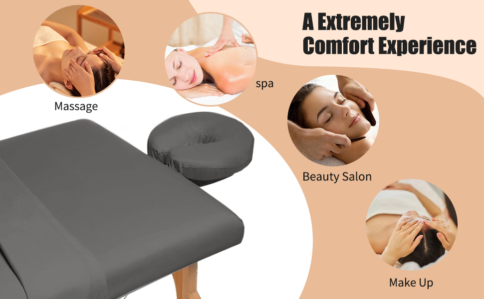 Juego de sábanas para mesa de masaje