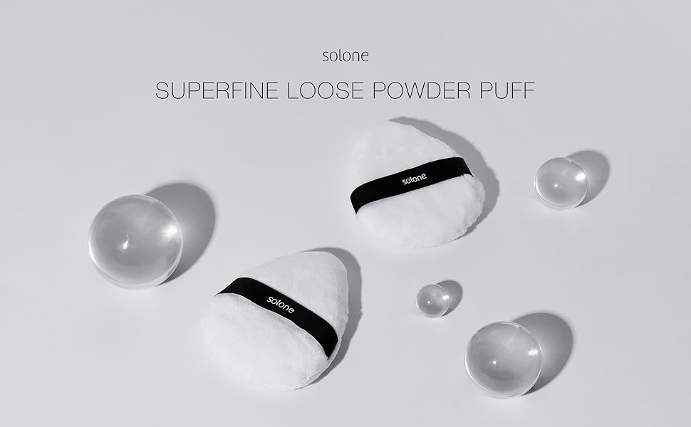 Powder Puff Face Makeup Sponge Soft Reusable Powder Puff for Loose Powder Setting Powder