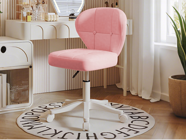 PQNLXLN デスクチェア ベロア おしゃれ ドレッサーチェア