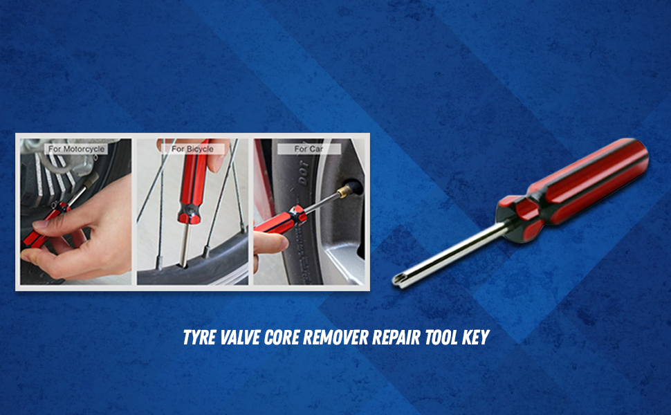 Dapetz ® Tyre Valve Core Remover Repair Removal Tool Key Bicycle Car