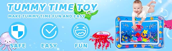 Tummy time mat water mat