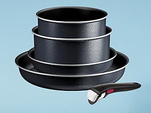 Tefal Ingenio Enjoy - Batterie de cuisine 5 pièces légèresavec technologie Light Tech et poignées amovibles pour la cuis Cb6c6ef4 2a07 4036 Abe4 0466d4df9d4c. CR0,250,2000,1500 PT0 SX300 V1