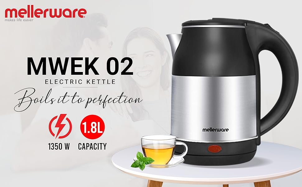 Buy Mellerware INALSA Electric Kettle 1.8 Liter Capacity MWEK 02Auto