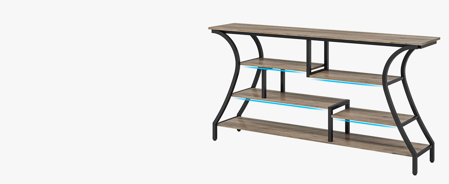 Tribesigns 70.9 Inch Extra Long Console Table, Industrial