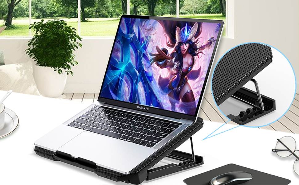 Amazon.co.jp ラップトップクーラー冷却パッドスリムポータブルUSB（2ファン）ポータブル高さ調節可能ラップトップ冷却ファン