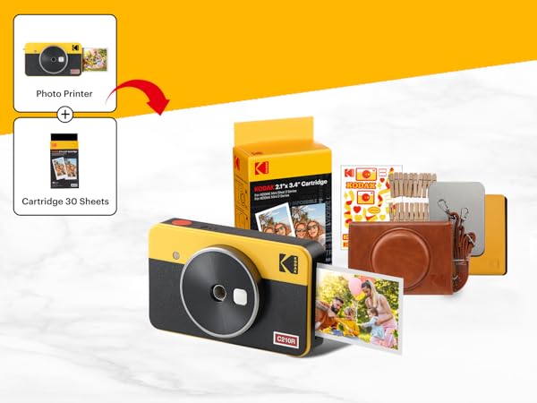 Amazon.com: KODAK Mini Shot 2 Retro 4PASS 2-in-1 Instant