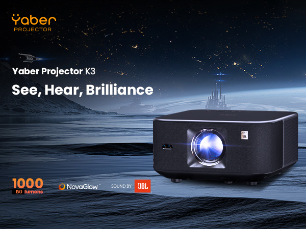Amazon.com: Yaber PROJECTOR K3 1000 ISO Lumens Smart
