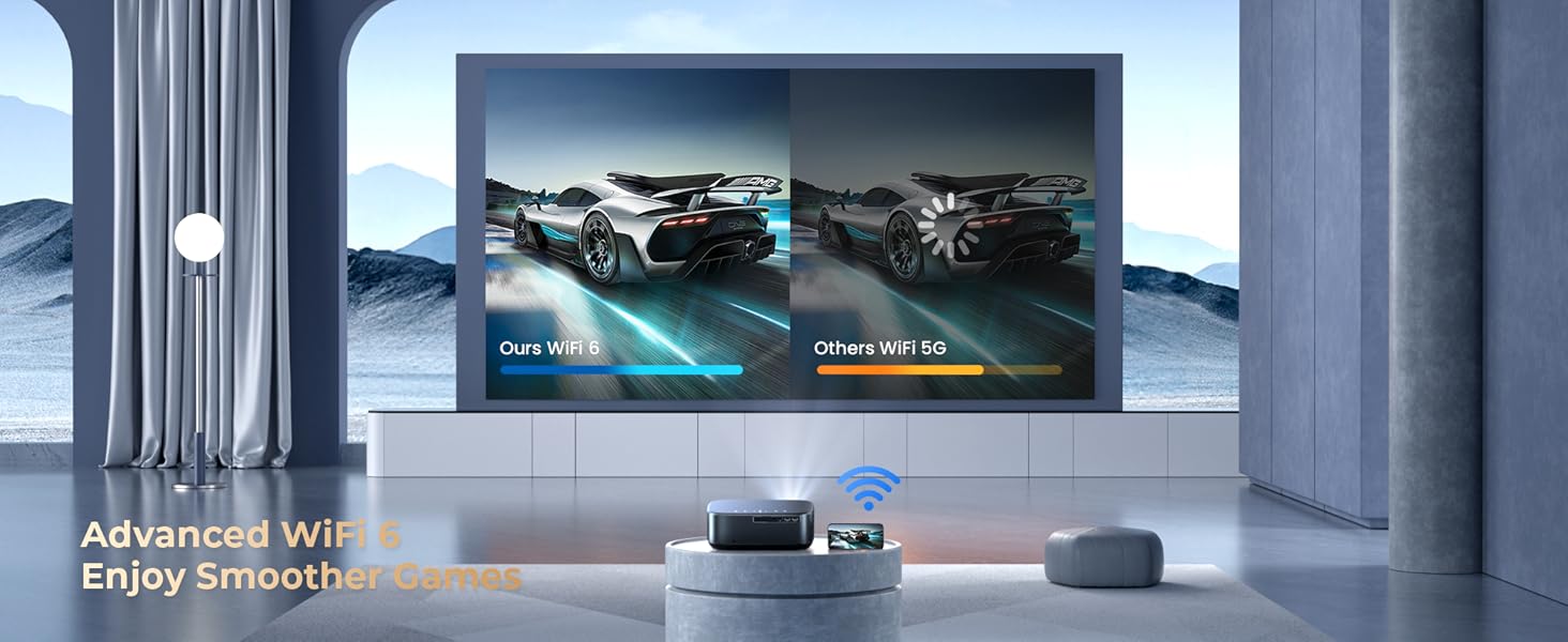 wifi bluetooth projector