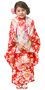 Amazon | [KYOETSU] [キョウエツ] 着物セット 七五三用 3歳用