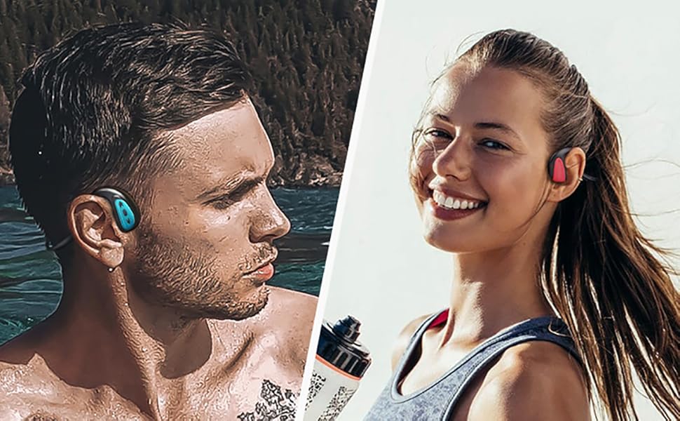 IPX8 WATERPROOF SWIMMING HEADPHONES