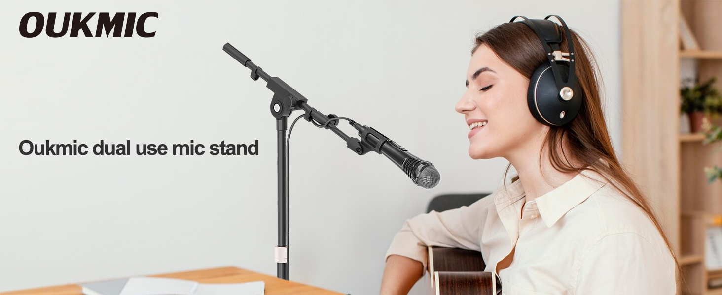 Fits for All Types of Microphone Sturdy Tripod Base