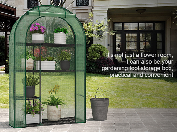 Amazon.com : Yardsight 4-Tier Mini Greenhouse, 40 x 18 x 63