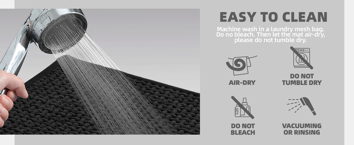 shower mat outside shower