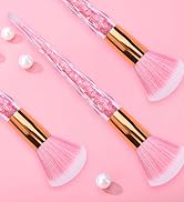 QiBusLeen Unicorn Shiny Crystal Diamond Brush Professional Premium Makeup Brush Set Powder Brush,...