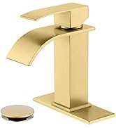 eskuche33 ゴールド JXMMP Antique Brushed Gold Bathroom Faucet 3 Hole
