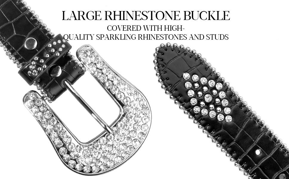 Archbelt Rhinestone Belts for Women Western Belt Cowgirl