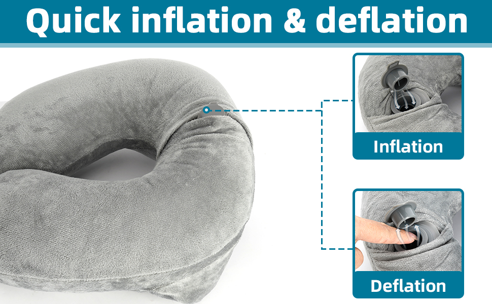 Oreiller de Voyage Gonflable