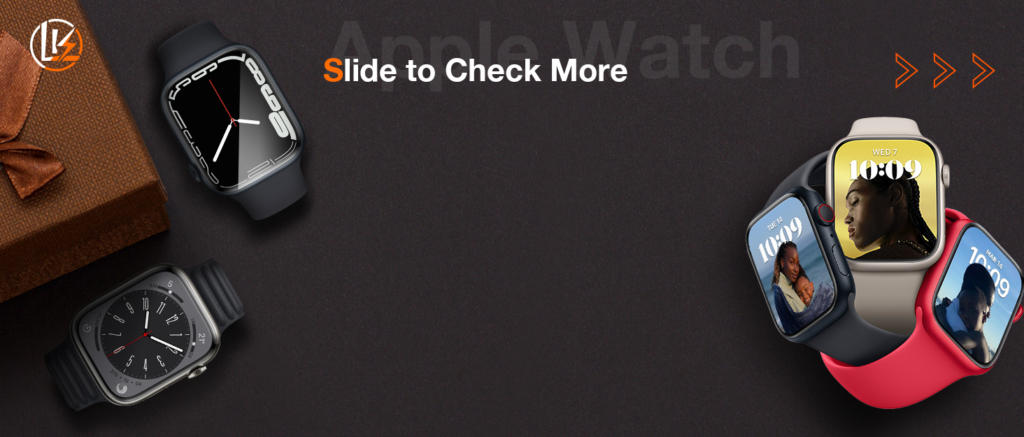 LK 2 Pack Hard PC Case with Tempered Glass Screen Protector for Apple