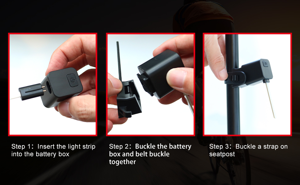 easy install，rear bike light，bike tail light