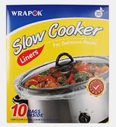 WRAPOK Slow Cooker Liners Kitchen Disposable Cooking Bags BPA Free for Oval or Round Pot, Large S...