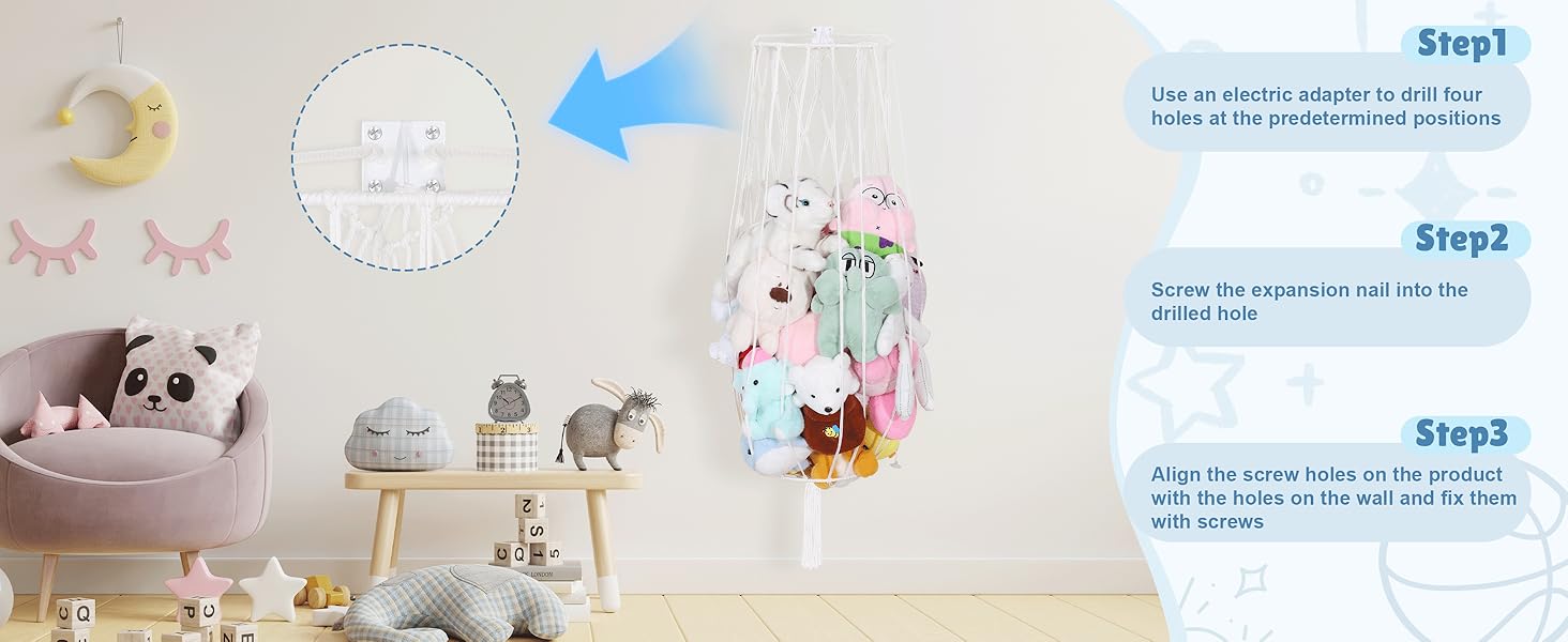stuffed animal storage