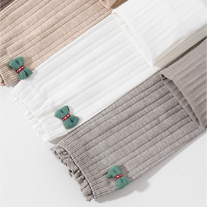 ribbed cotton tights for kids warm leggings for outdoor activities grey tights for girls school