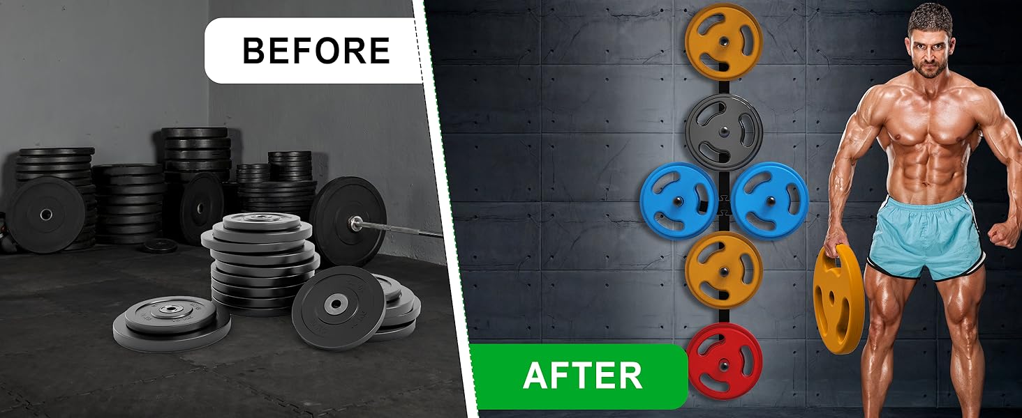 barbell holder wall mount