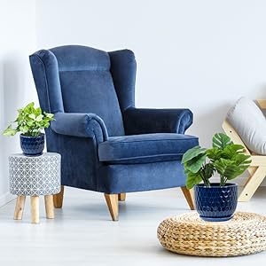 Ceramic Flower Pots with Drainage Hole and Saucer