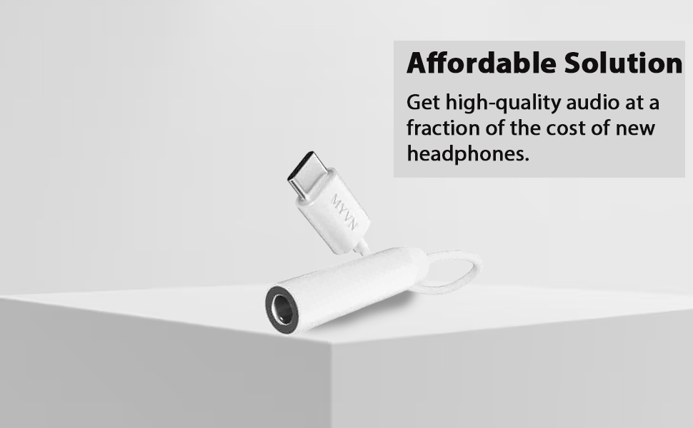 SPN-LO4C5-MYVN Type C to 3.5 mm Audio Jack Connector with DAC Headphone Converter Adapter