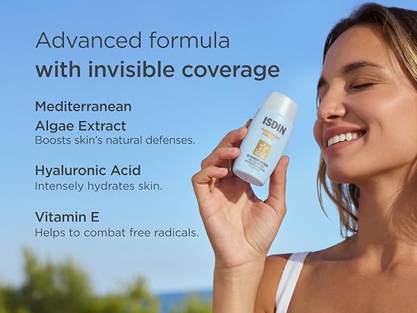isdin fusion water magic skincare sunscreen