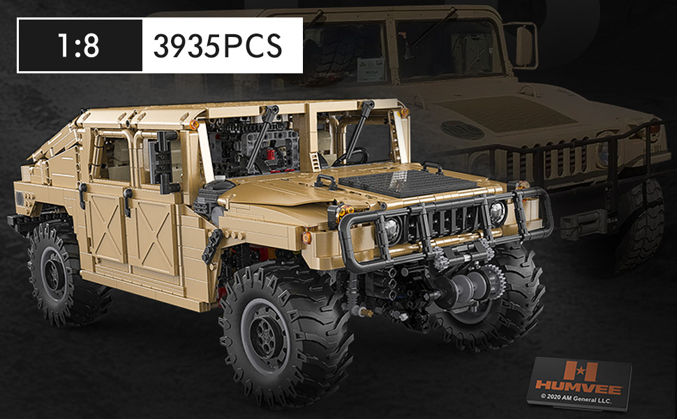 Amazon.co.jp: CaDA ブロックキット HUMVEE正式ライセンス 軍用