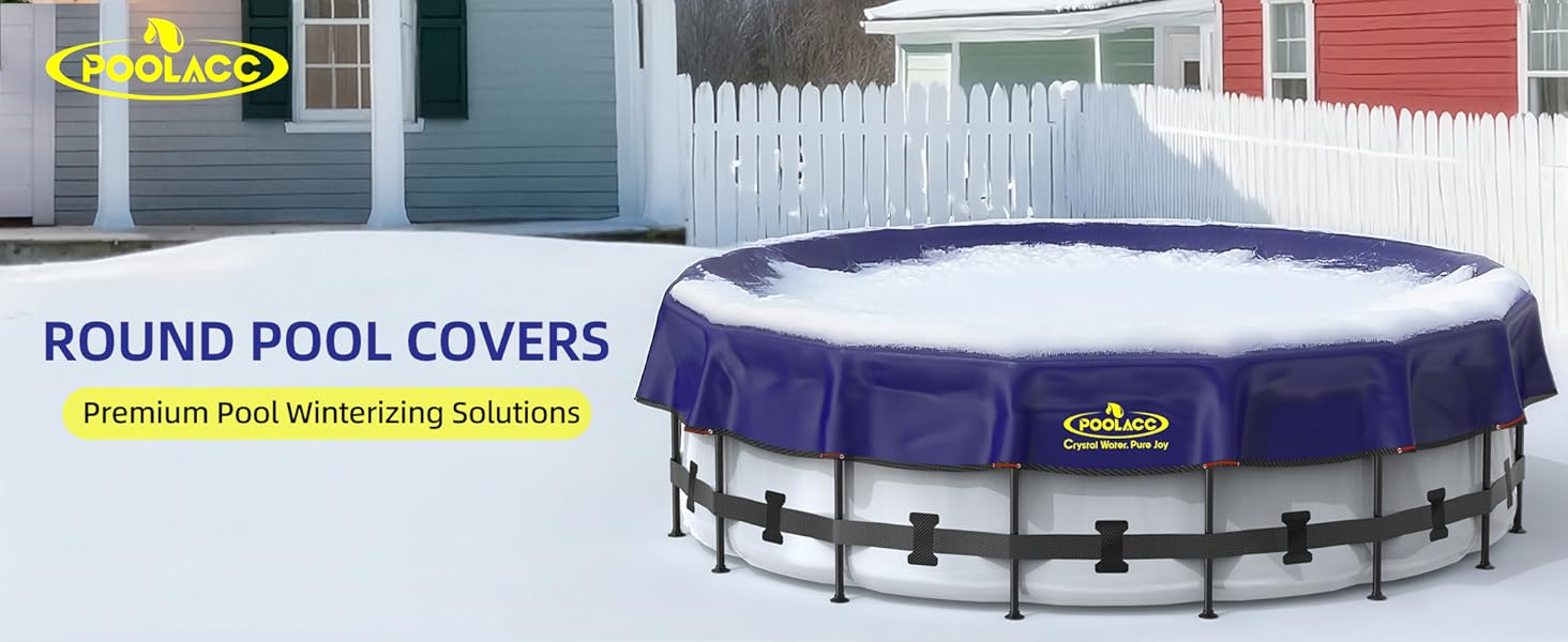 POOLACC Round Pool Covers