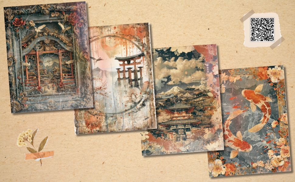 collagenote 18page コラージュ　和紙　journal 81kTW6ydtxL._UF350,350_QL80_.jpg